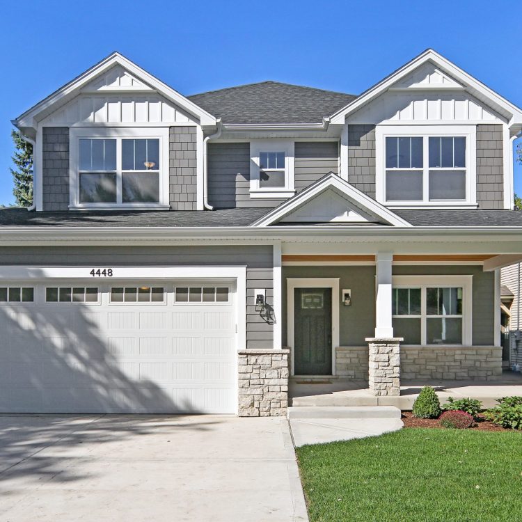 Pershing Ave Project - Front View - Custom Home by Ryan James Homes