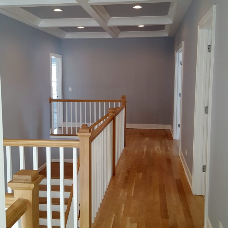 Sherman Street Project - Hallway - Custom Home by Ryan James Homes