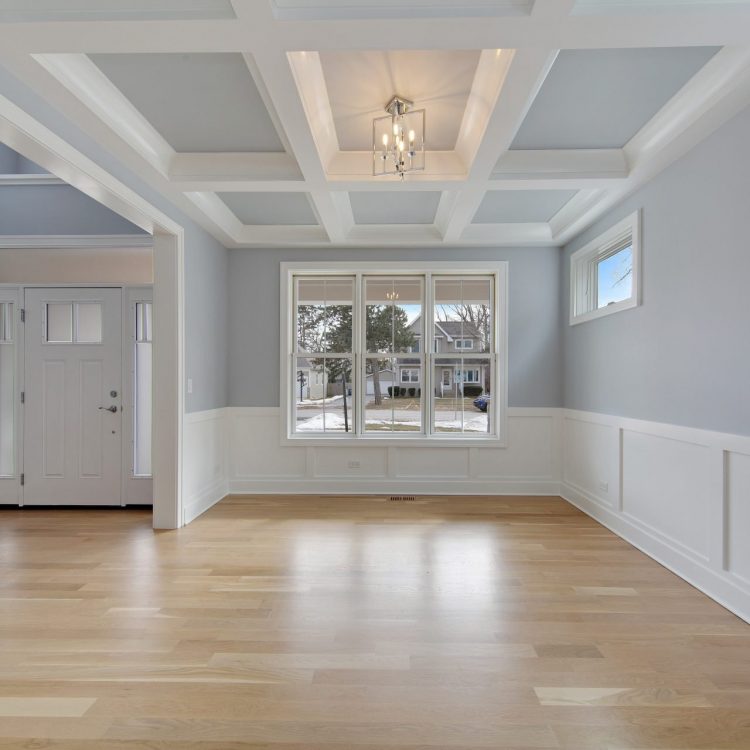 Sherman Street Project - Living Room - Custom Home by Ryan James Homes