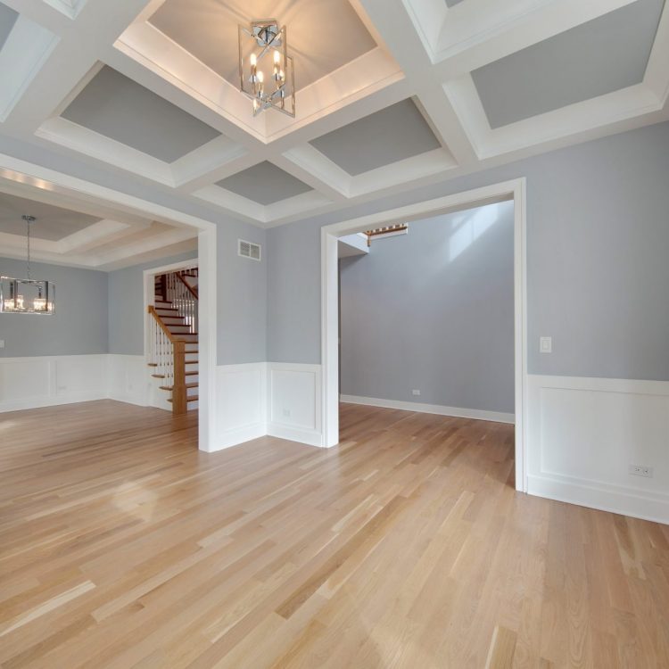 Sherman Street Project - Living Room Dining Room - Custom Home by Ryan James Homes