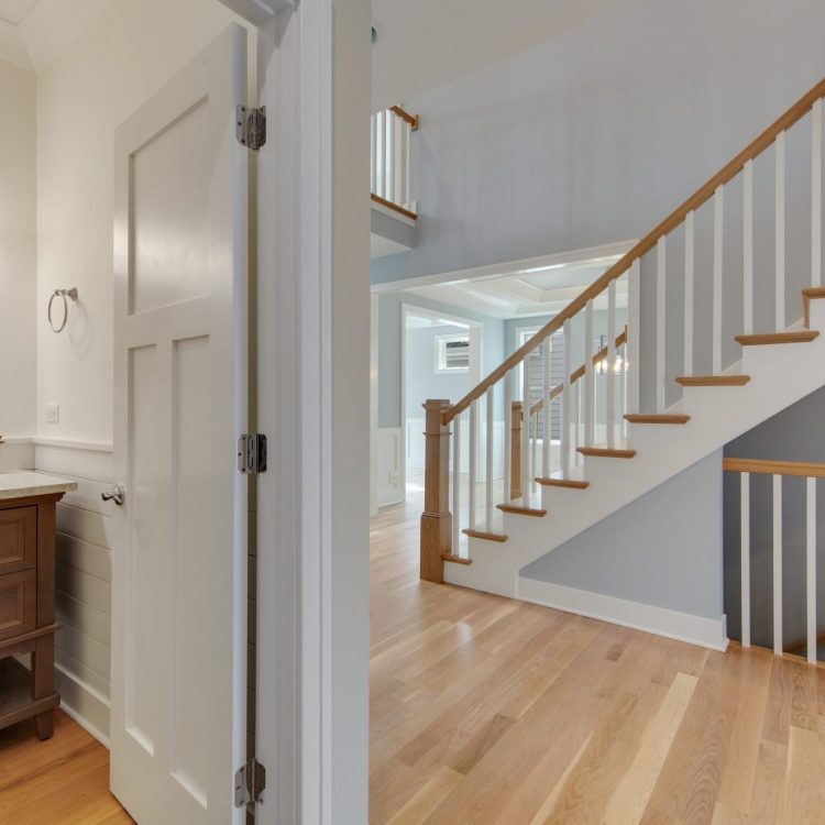 Sherman Street Project - Powder Room - Custom Home by Ryan James Homes