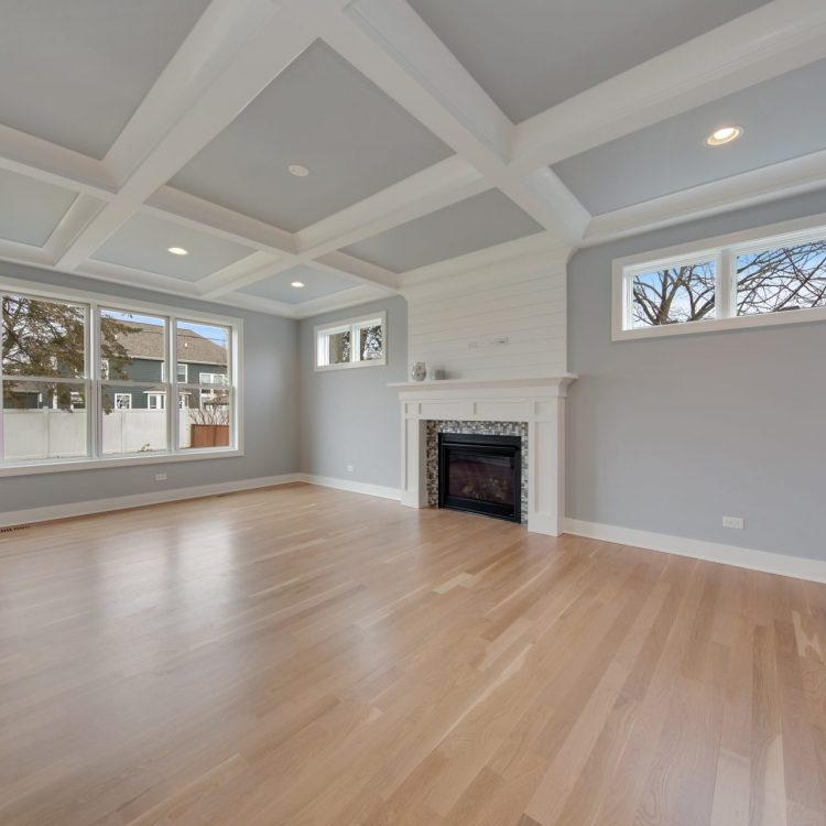 Sherman Street Project - Family Room - Custom Home by Ryan James Homes