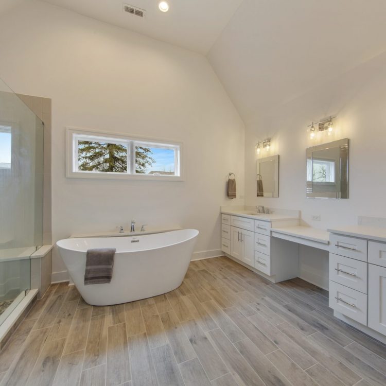 Sherman Street Project -Master Bathroom - Custom Home by Ryan James Homes